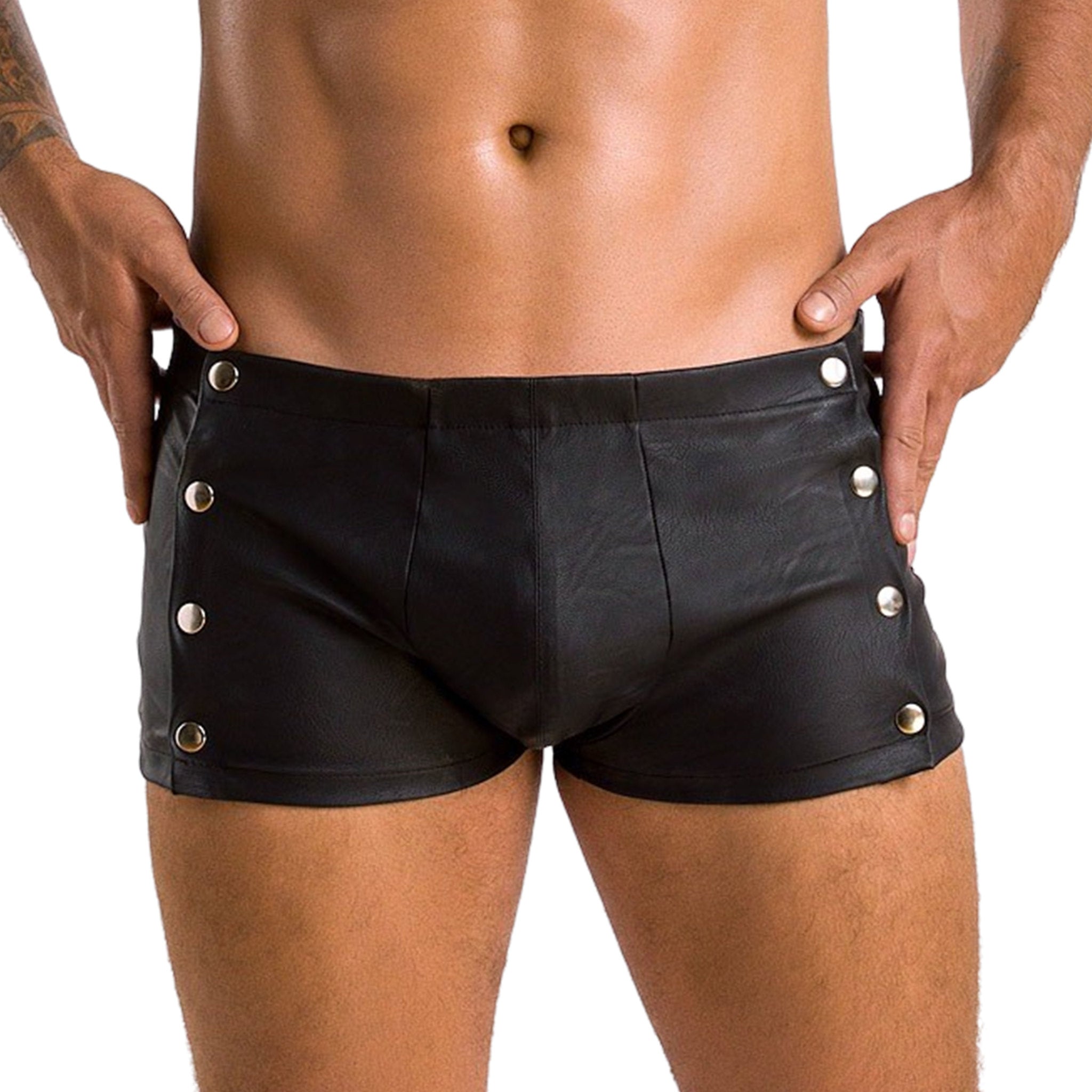Wetlook Shorts with Sides Snaps Size 2XL/3XL