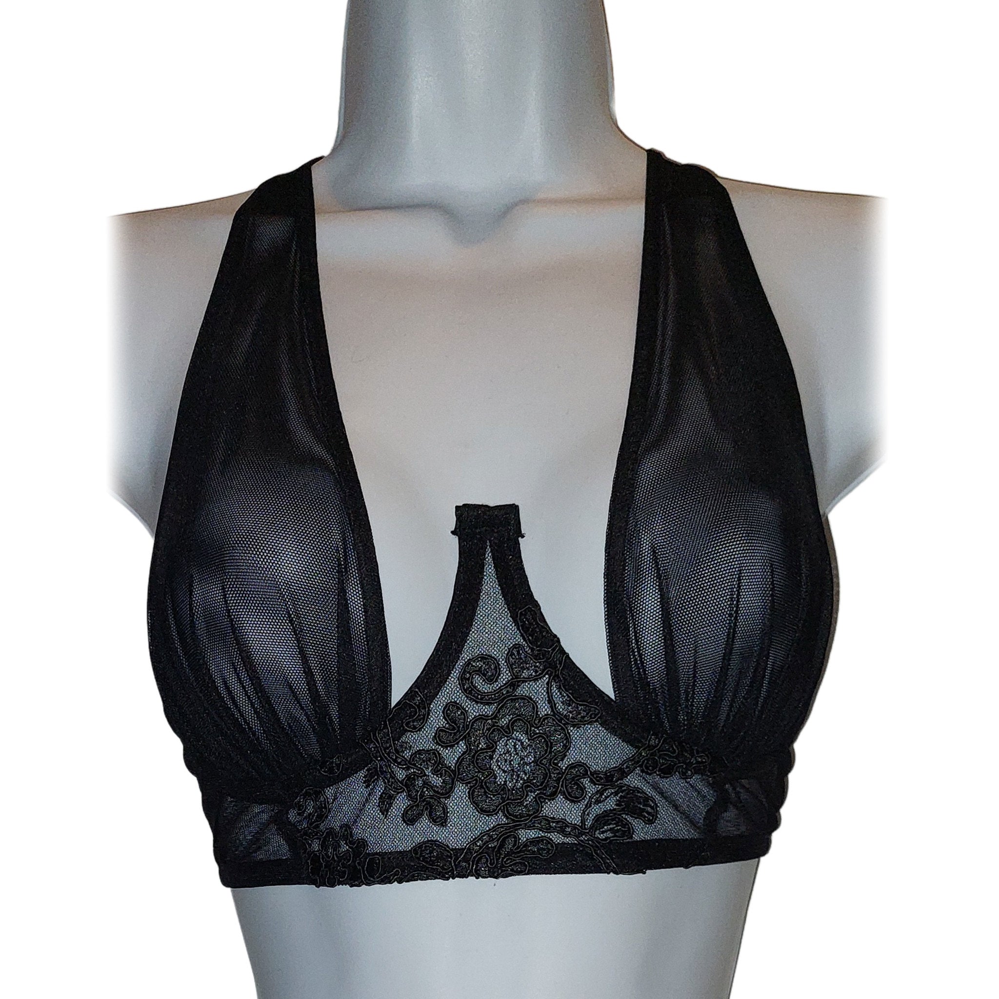 Underwire Mesh Lace Bra