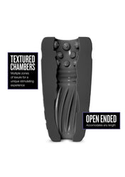 M Elite Gript Silicone Masturbator - Black