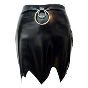 Latex Vamp Mini Skirt