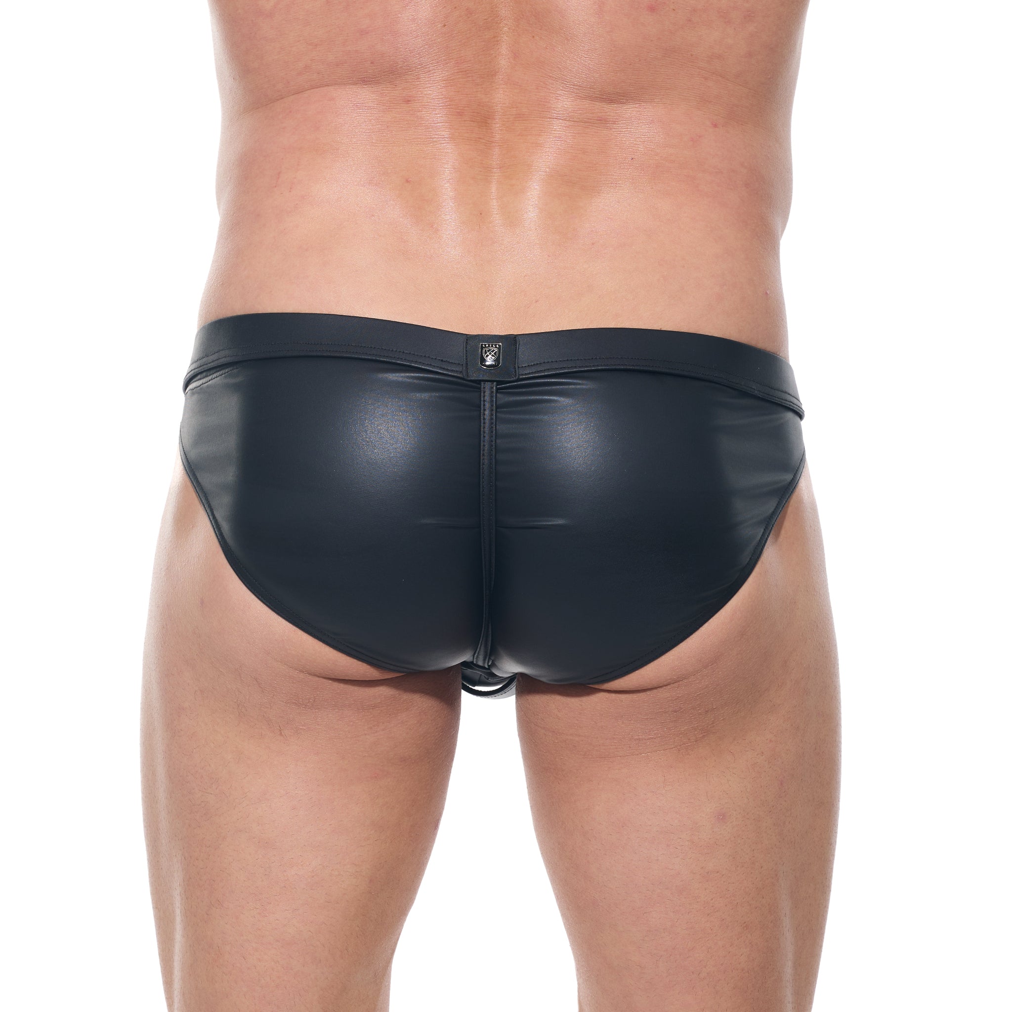 afterlight men's harness z-shaped straps metal studded waistband ring fetishwear bondage accessory kinky menswear muscle fit fetish factory