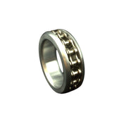 Biker Chain Cock Ring- Aluminum