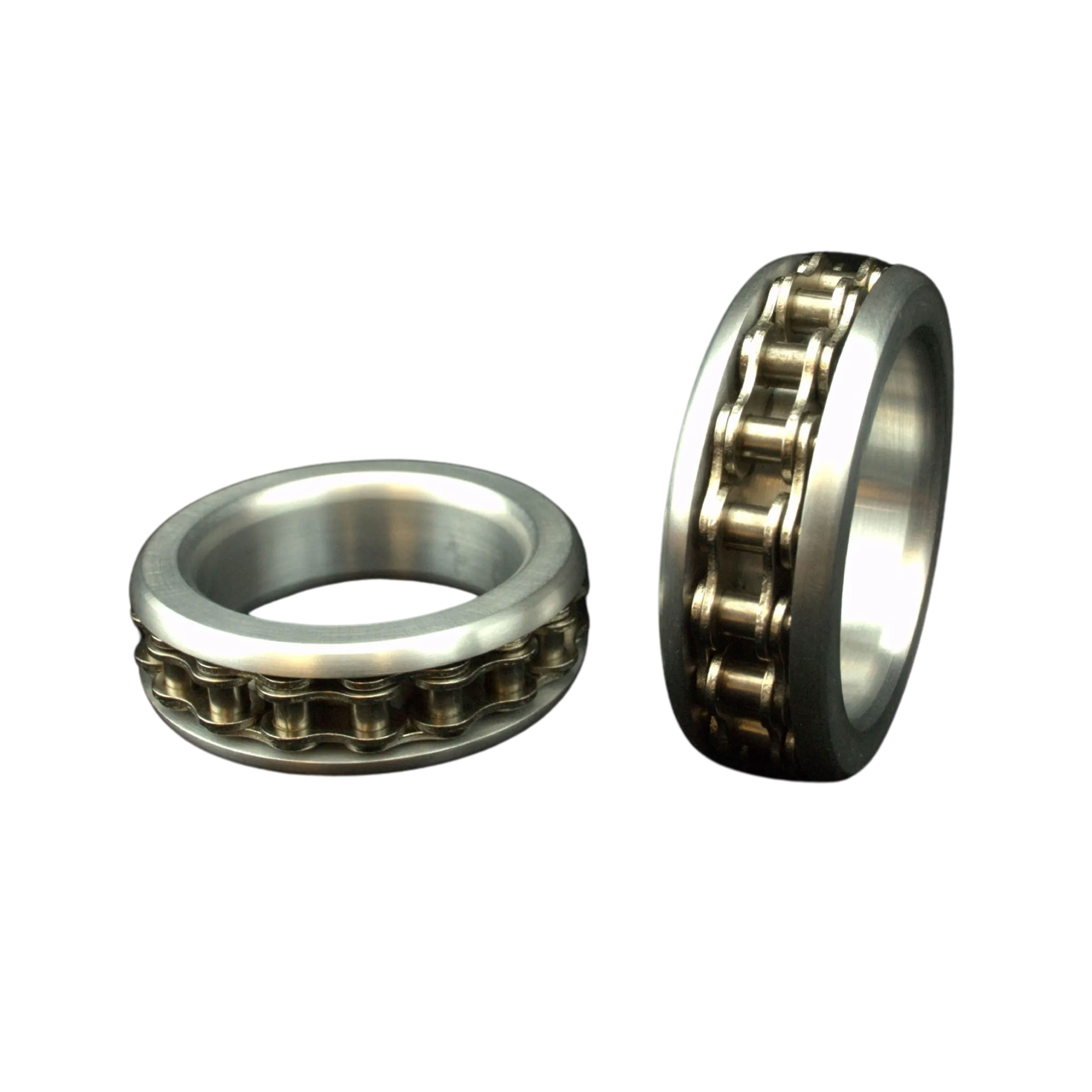 Biker Chain Cock Ring- Aluminum