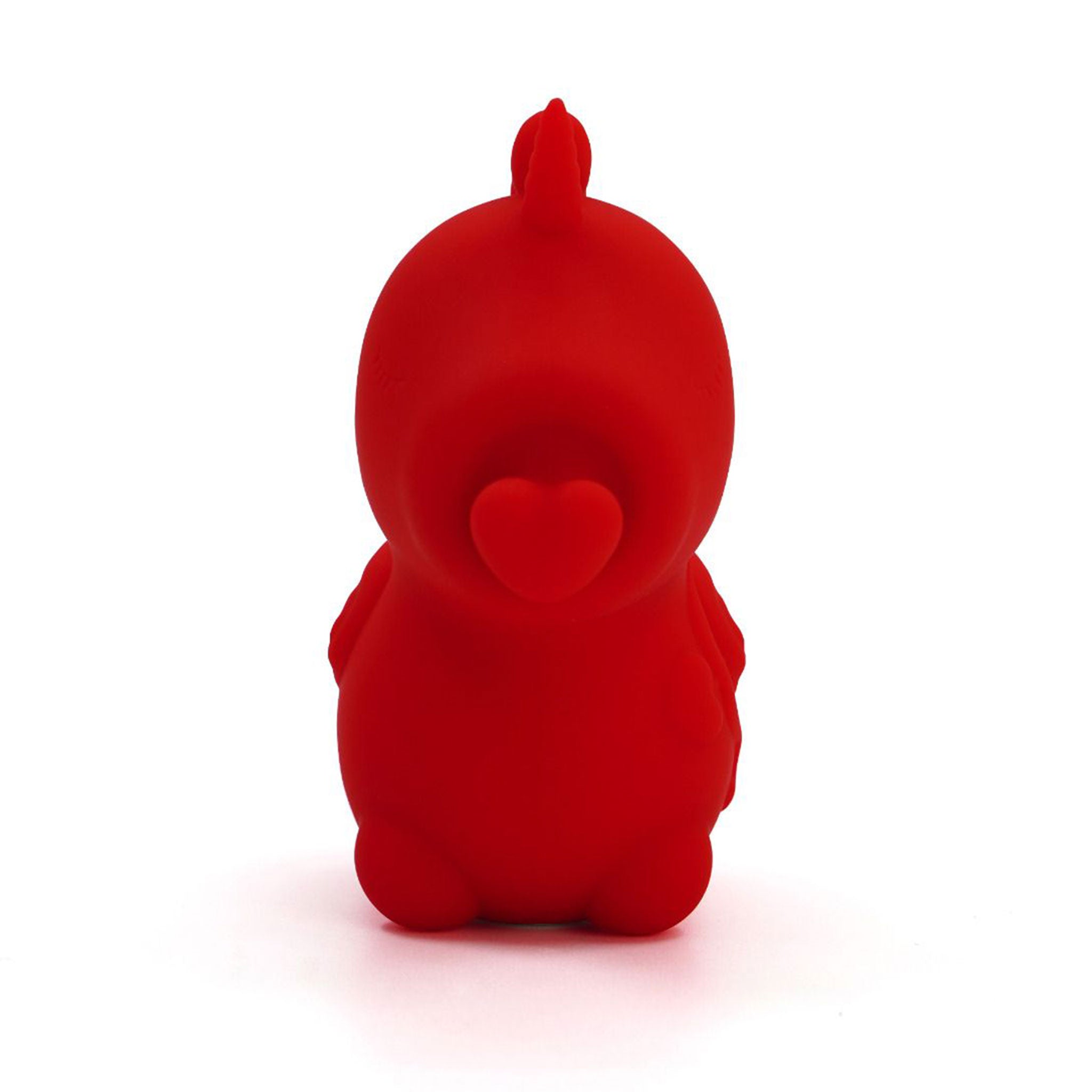 Unihorn Cupid's Beau Nussling Nose Clitoral Vibrator, red color, fork-tongued design, unique clitoral stimulator, powerful vibrations, 20 pleasure settings, soft body-safe silicone, water-resistant, mini vibrator, naughty sensations, intimate toy unicorn vibe.