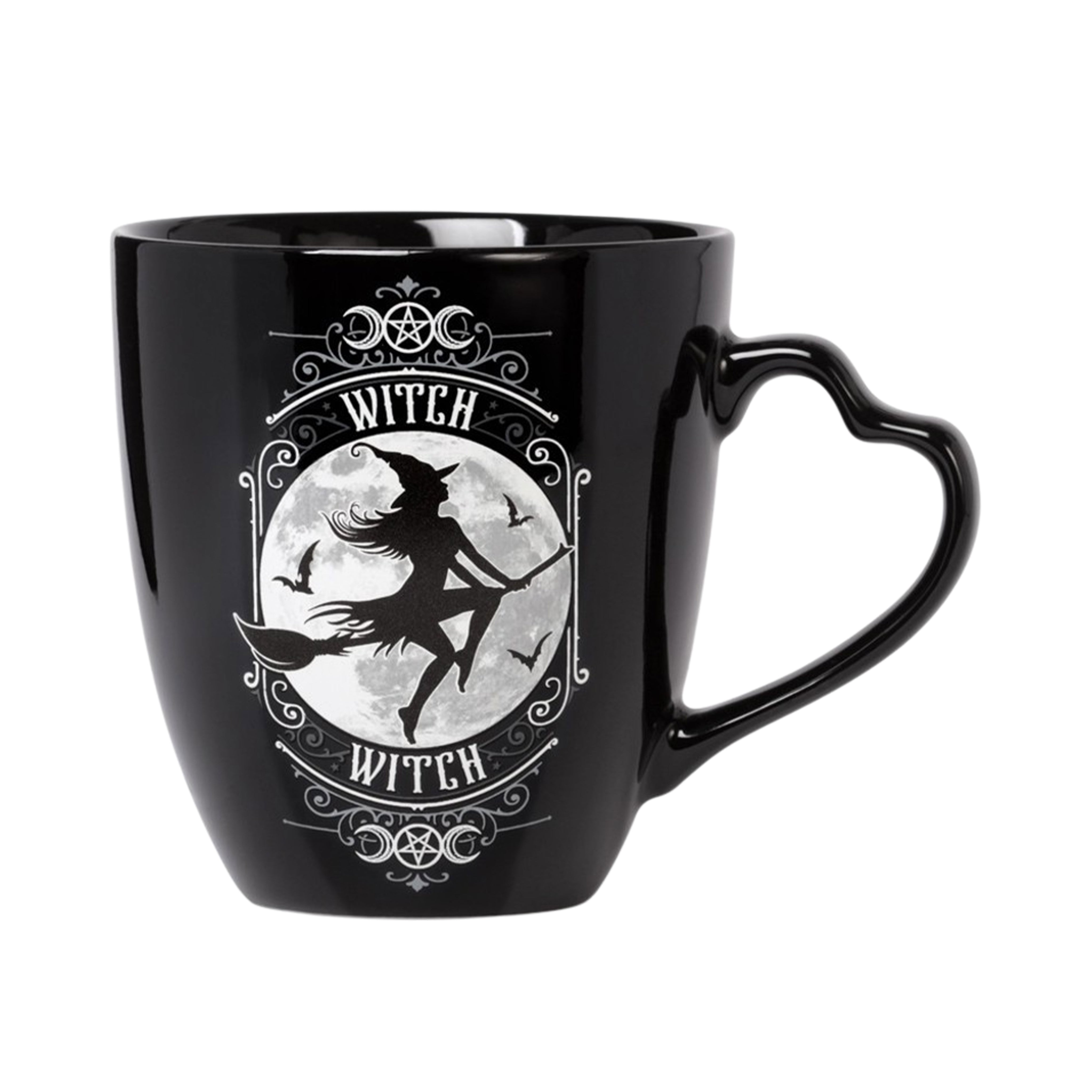 Witch & Warlock Black Mug Set
