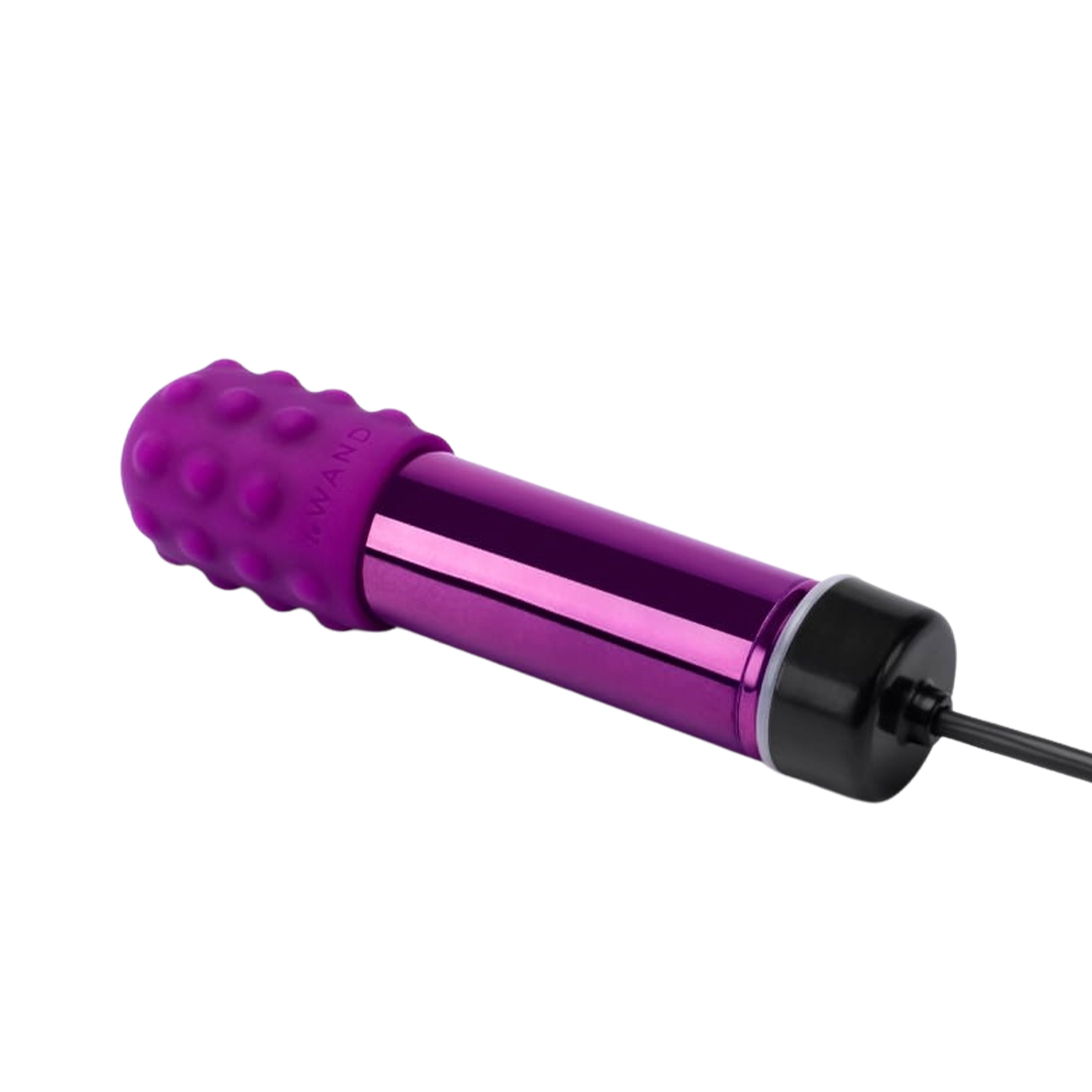 Textured Silicone Sleeve and Ring Mini Vibrating Bullet