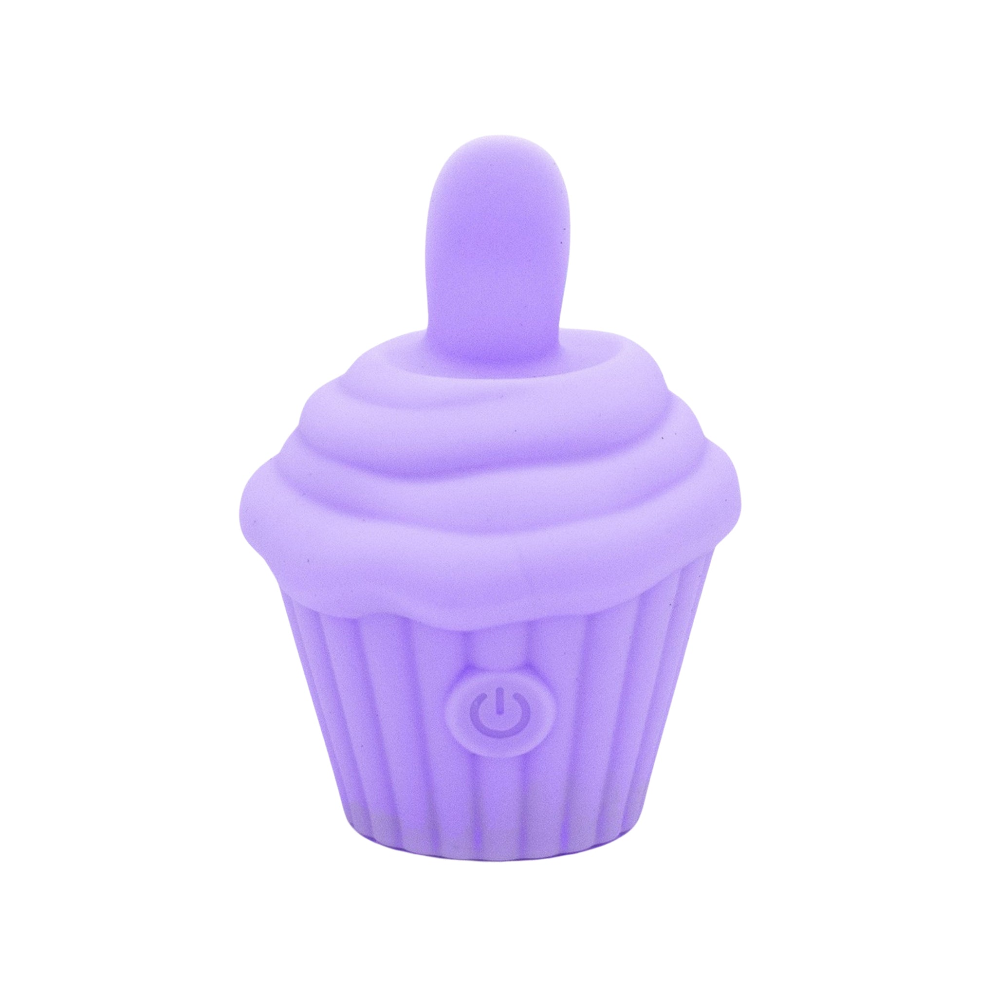 Cupcake flicker vibrator, waterproof, rechargeable, clitoral stimulator, oral sensation, pink.