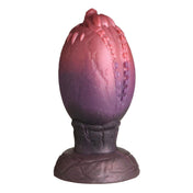 Large silicone dragon hatch egg, textured, body-safe