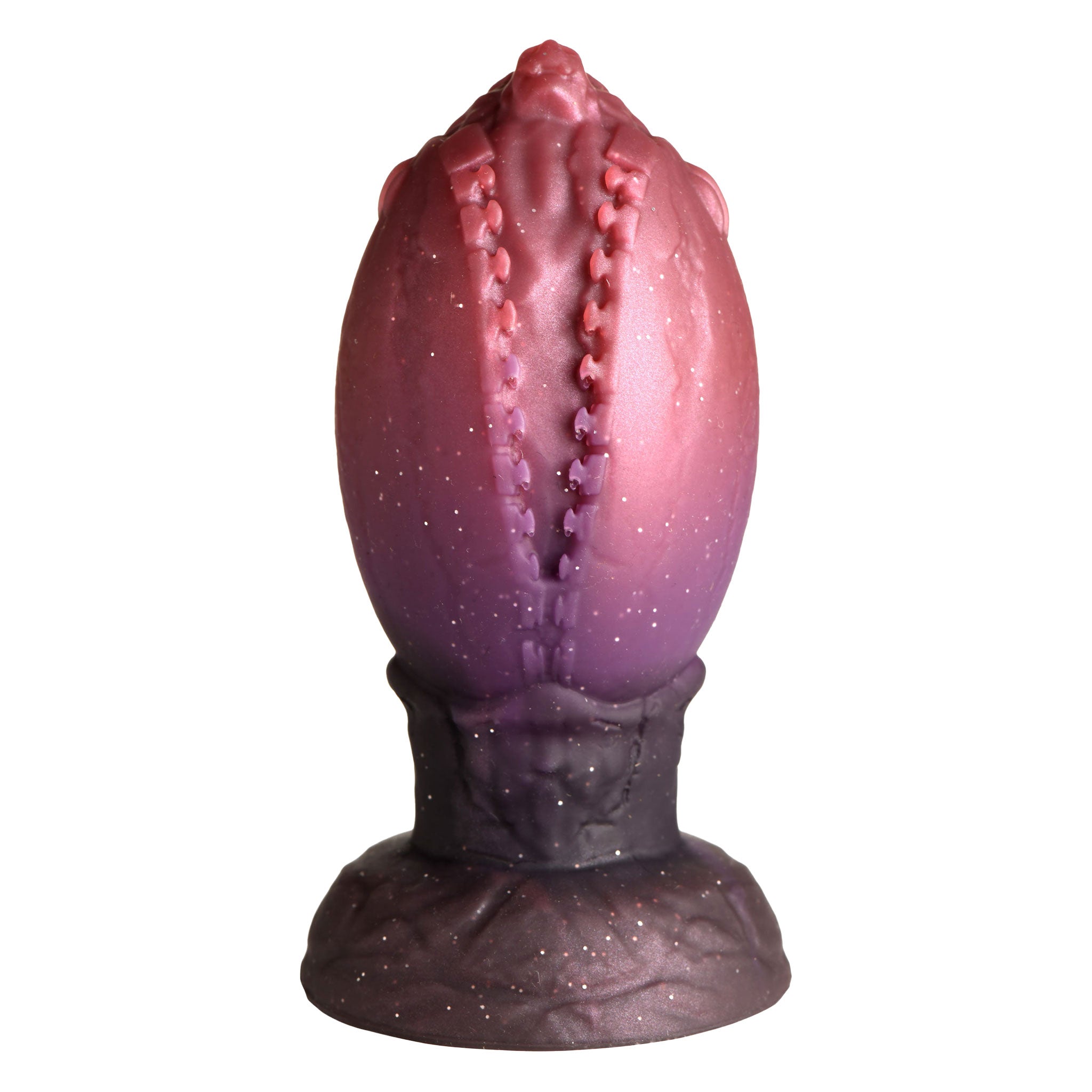 Large silicone dragon hatch egg, textured, body-safe