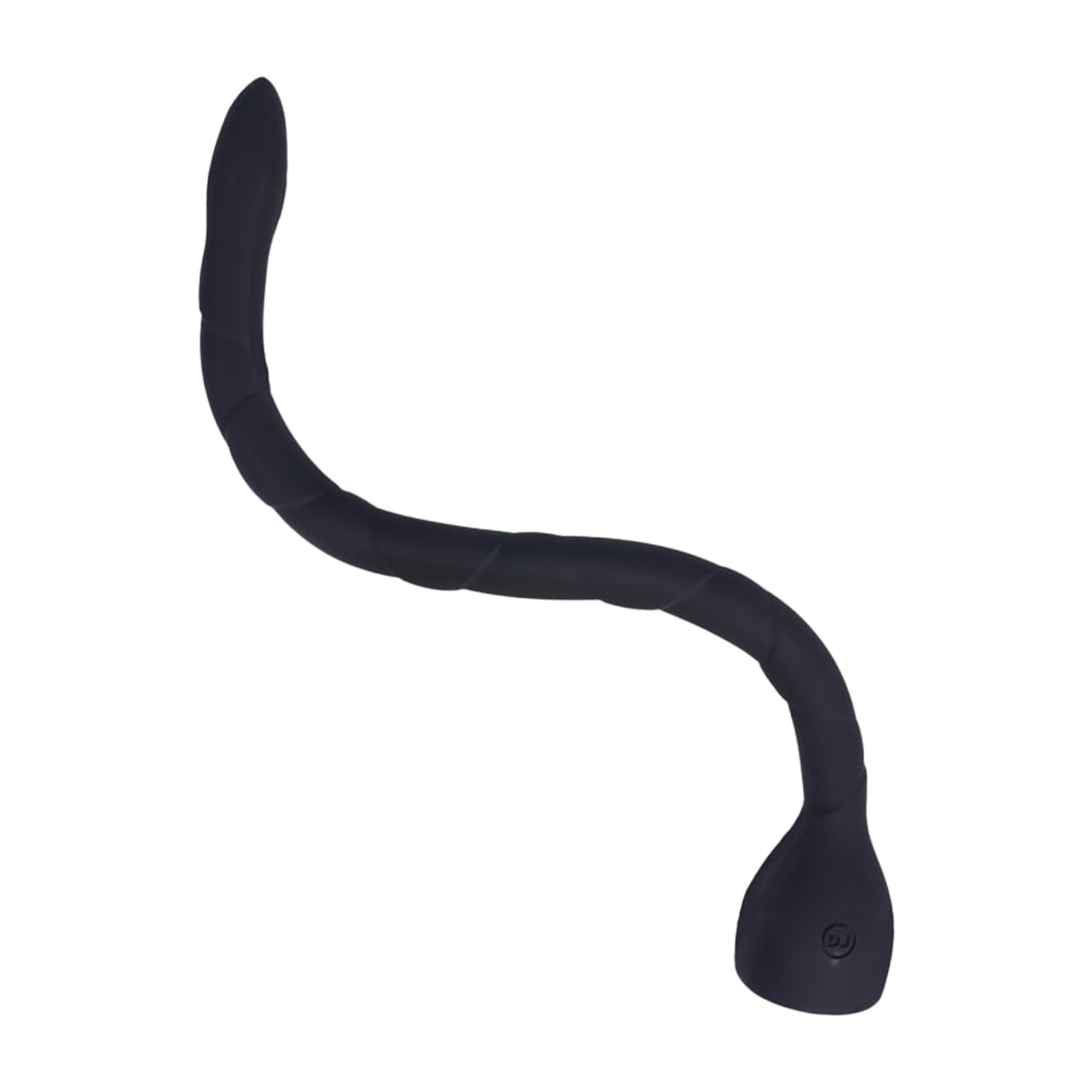 In Deep Premium Silicone Anal Snake - Black