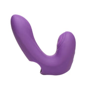 Silicone ABS plastc vibrator vibrating vibration vibe clit clitoral clitoris stimulation stimulator stimulating double finger finger-mounted adult-toys purple