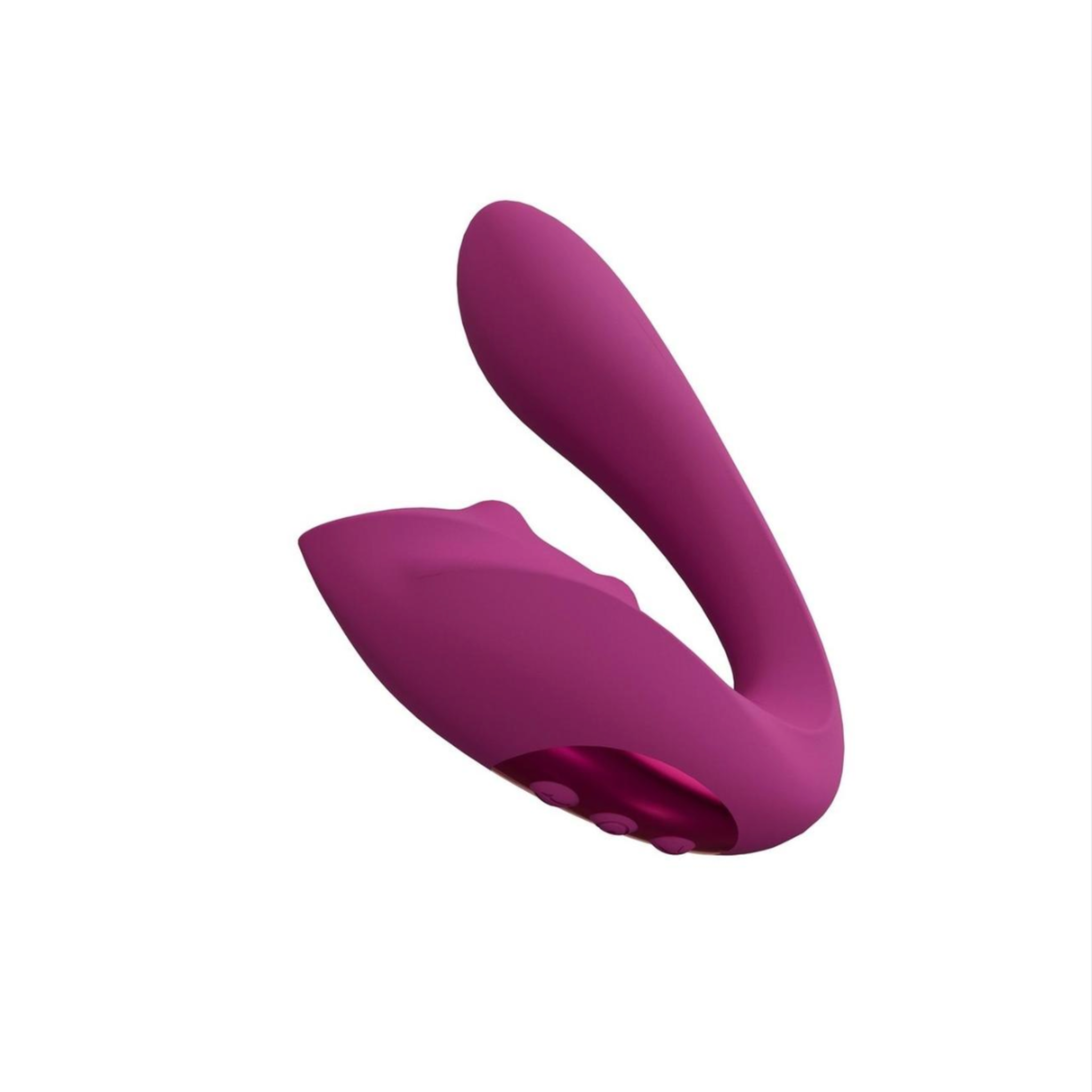 Pink Dual Motor G-Spot Massaging Beads Vibrator for clitoral and G-spot pleasure.