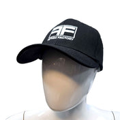 Cotton hat cap baseball baseball-cap adjustable slide-buckle buckle FF-logo fetish-factory logo logo-gear embroidered accessories black