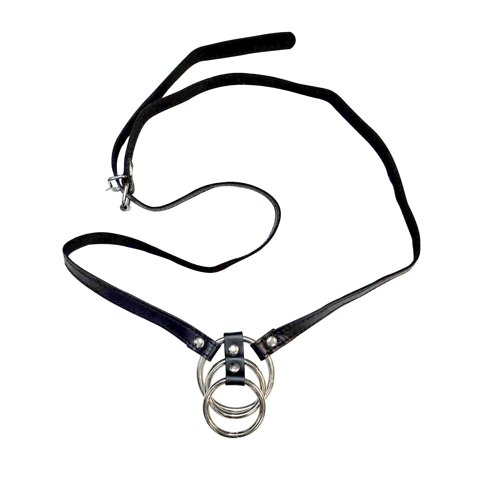 Leather chastitiy male-chastity cock cage cock-cage cock-ring nonvibe non-vibe non-vibrating non-vibe cnb c&b cock&ball cbt waist-band waist-strap adjustable buckle unique fetish fashion alt-fashion bdsm bondage kink kinky kinky-play adult-toys black