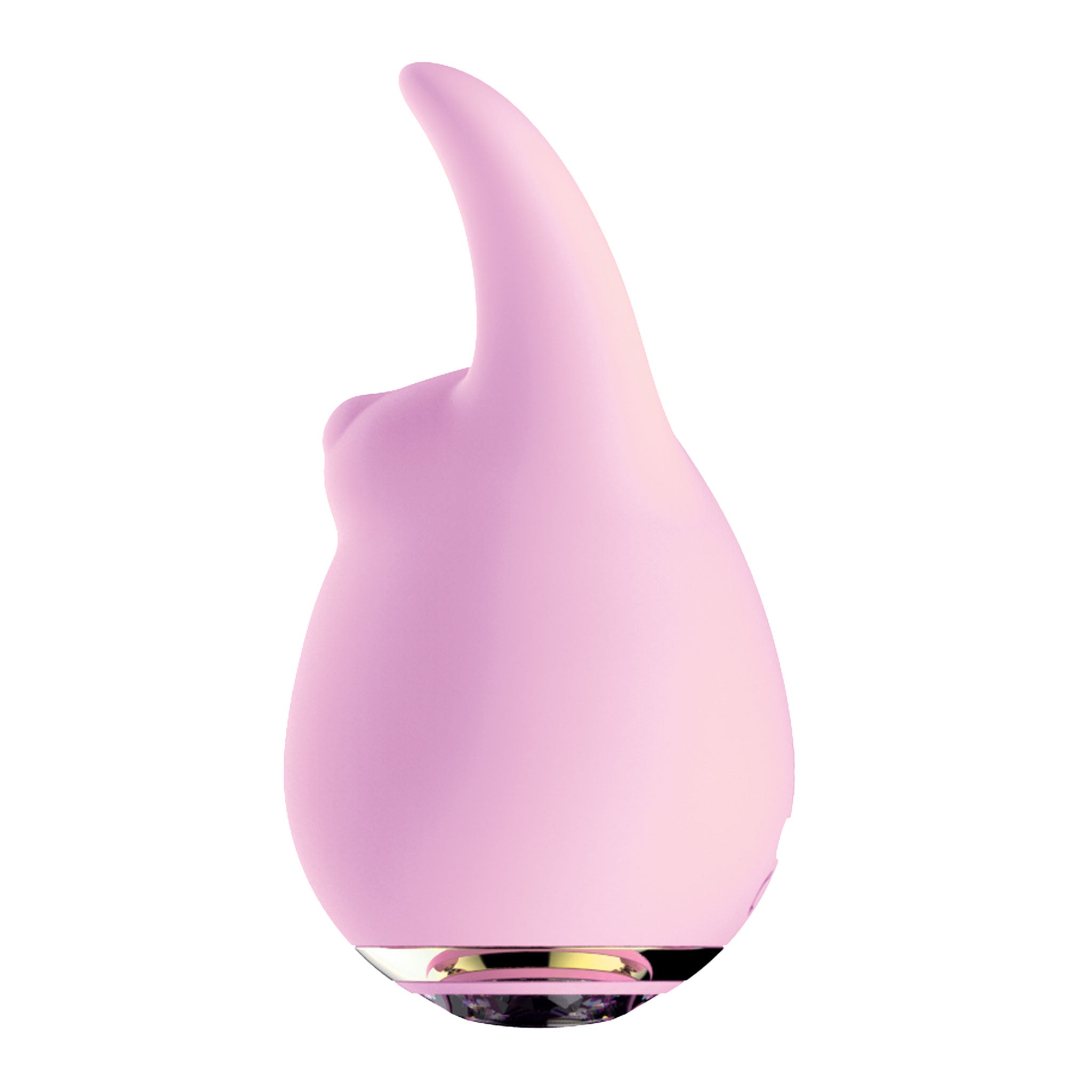 Silicone Vibrator | Vibrating Bunny Ears with Big Gem Control Button