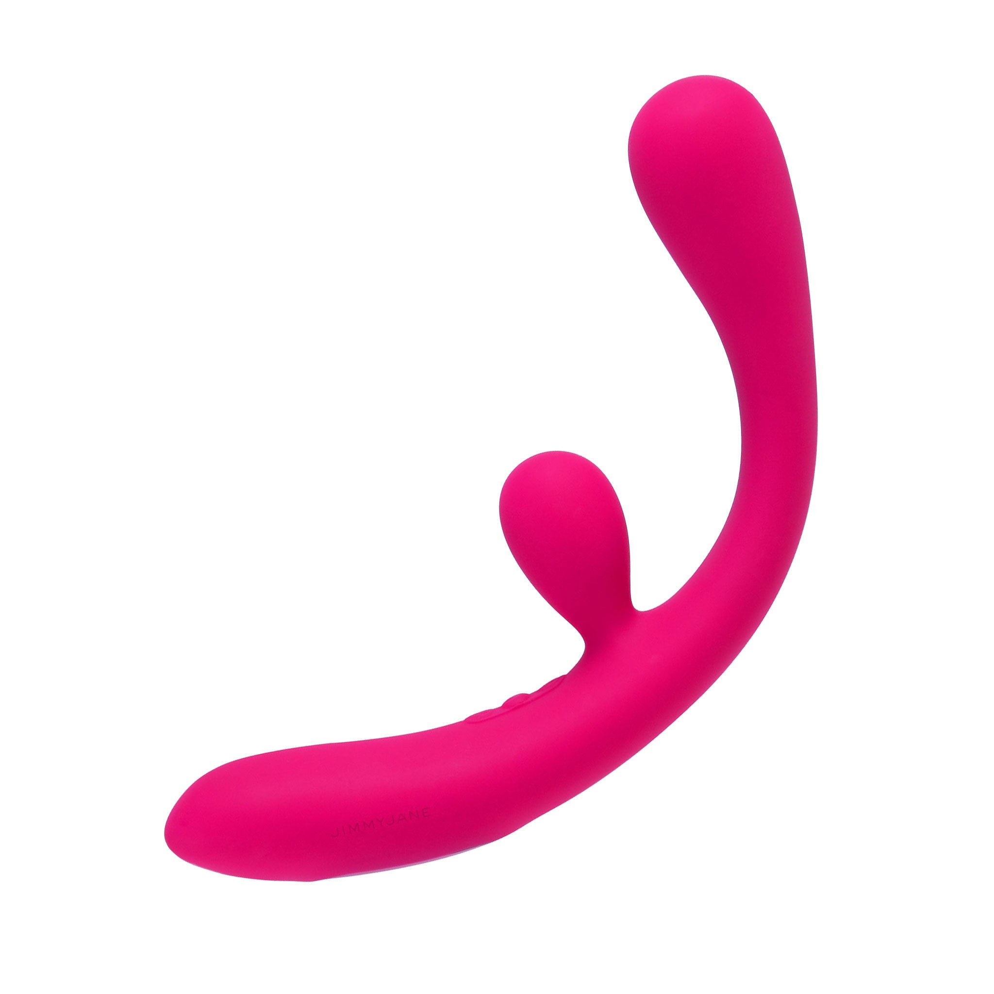 Reflexx Rabbit 3 Steel Band Warming Silicone Vibrator - Fuchsia