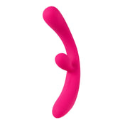 Reflexx Rabbit 3 Steel Band Warming Silicone Vibrator - Fuchsia