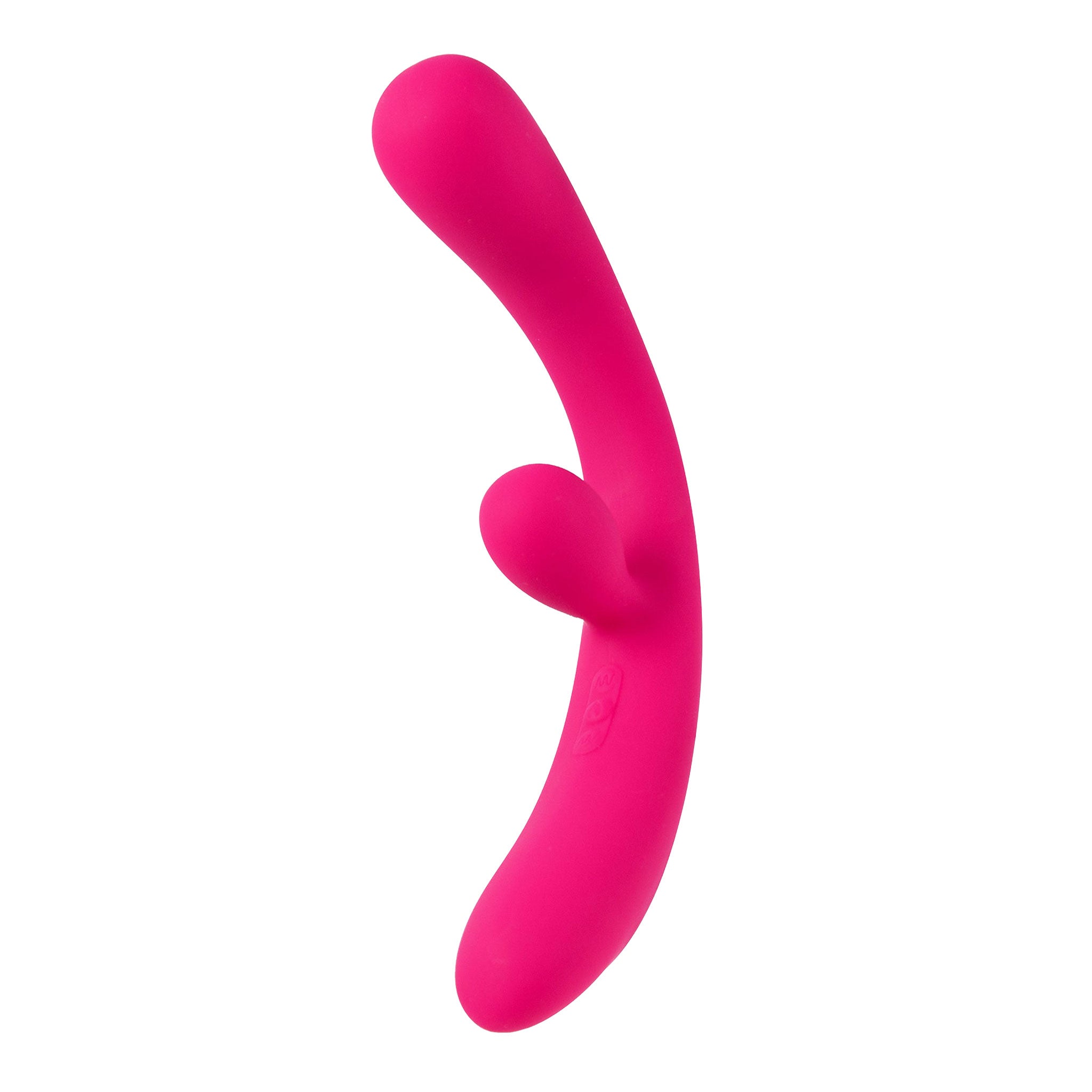 Reflexx Rabbit 3 Steel Band Warming Silicone Vibrator - Fuchsia