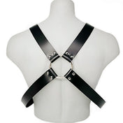 Latigo Leather Marquie Cross Buckle Body Harness