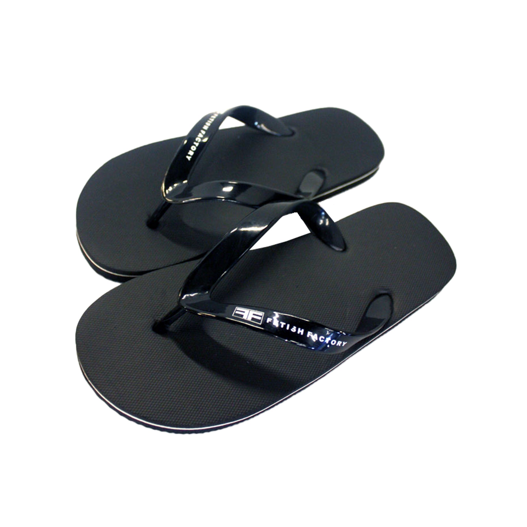 EVA foam PVC vinyl footwear zori zoris flipflop flip-flop flip flops unisex men men's women women's masculine feminine accessories ff-logo ff-logo-gear branded branding black