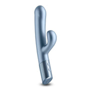 Shimmery Plush Countess Rabbit Vibrator - Ice Blue