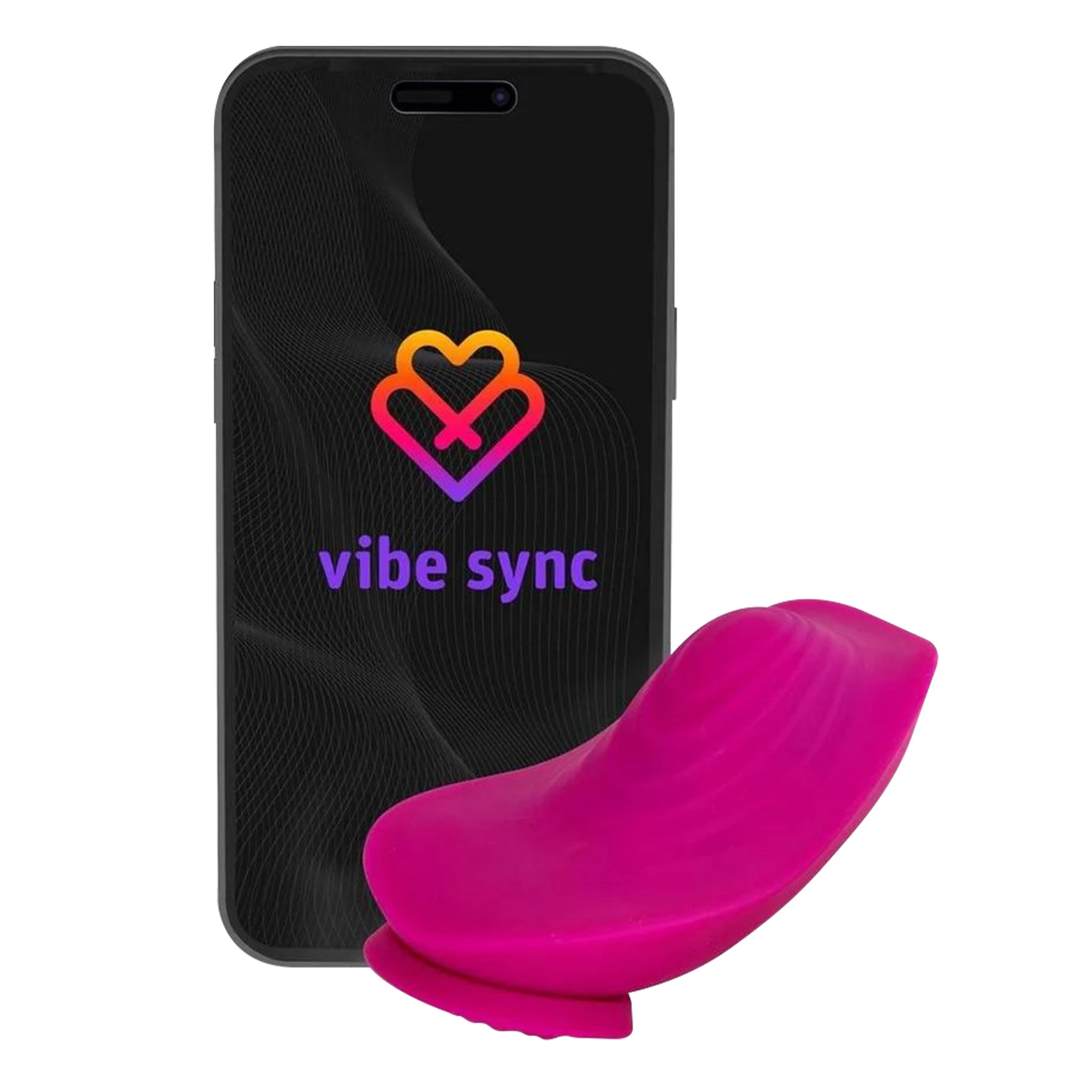 Silicone vibrator vibration vibrating vibe panty-vibe magnetic magnet-mounted clit clitoral clitoris stim stimulator stimulating stimulation rechargeable app-compatible lyra adult-toys magenta