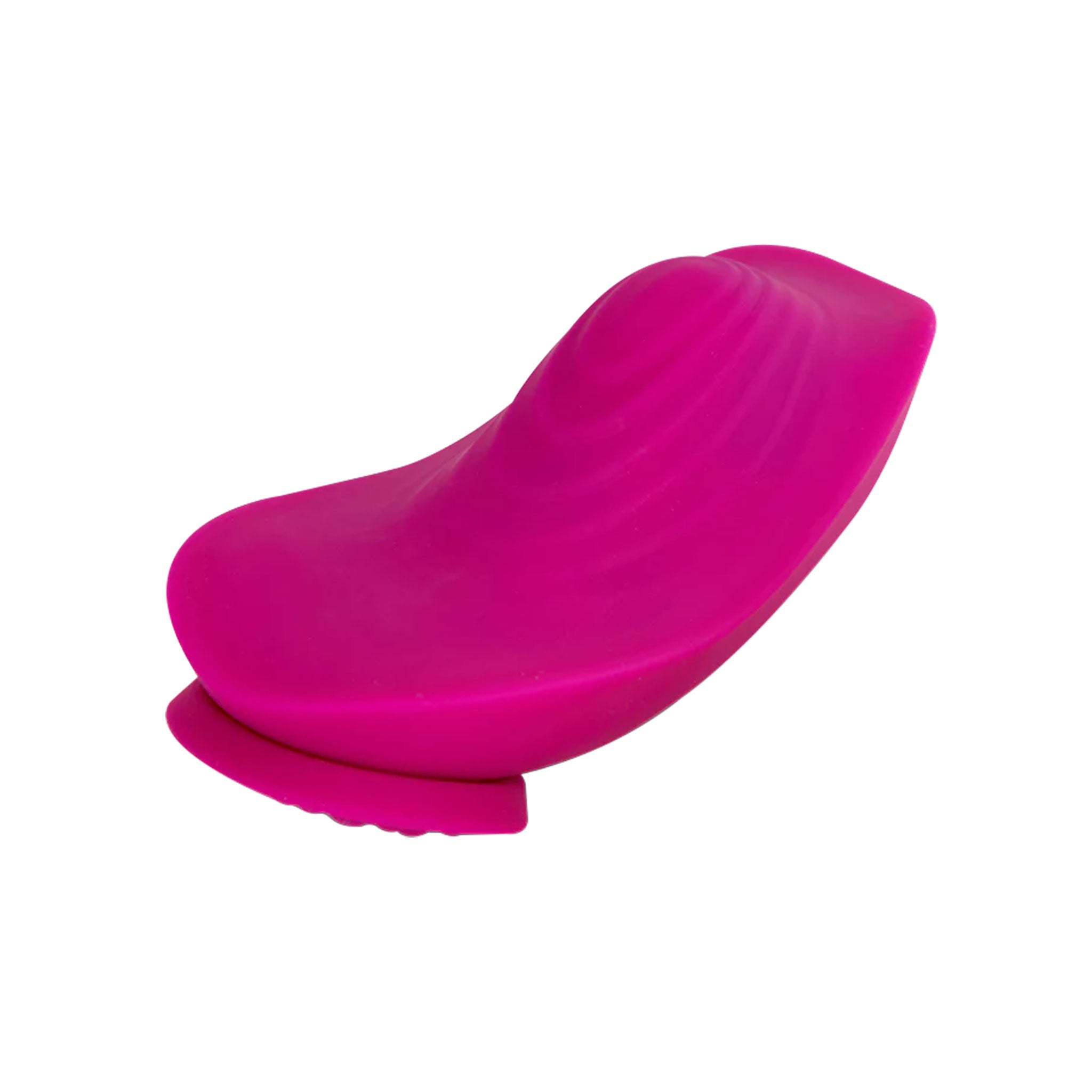 Silicone vibrator vibration vibrating vibe panty-vibe magnetic magnet-mounted clit clitoral clitoris stim stimulator stimulating stimulation rechargeable app-compatible lyra adult-toys magenta