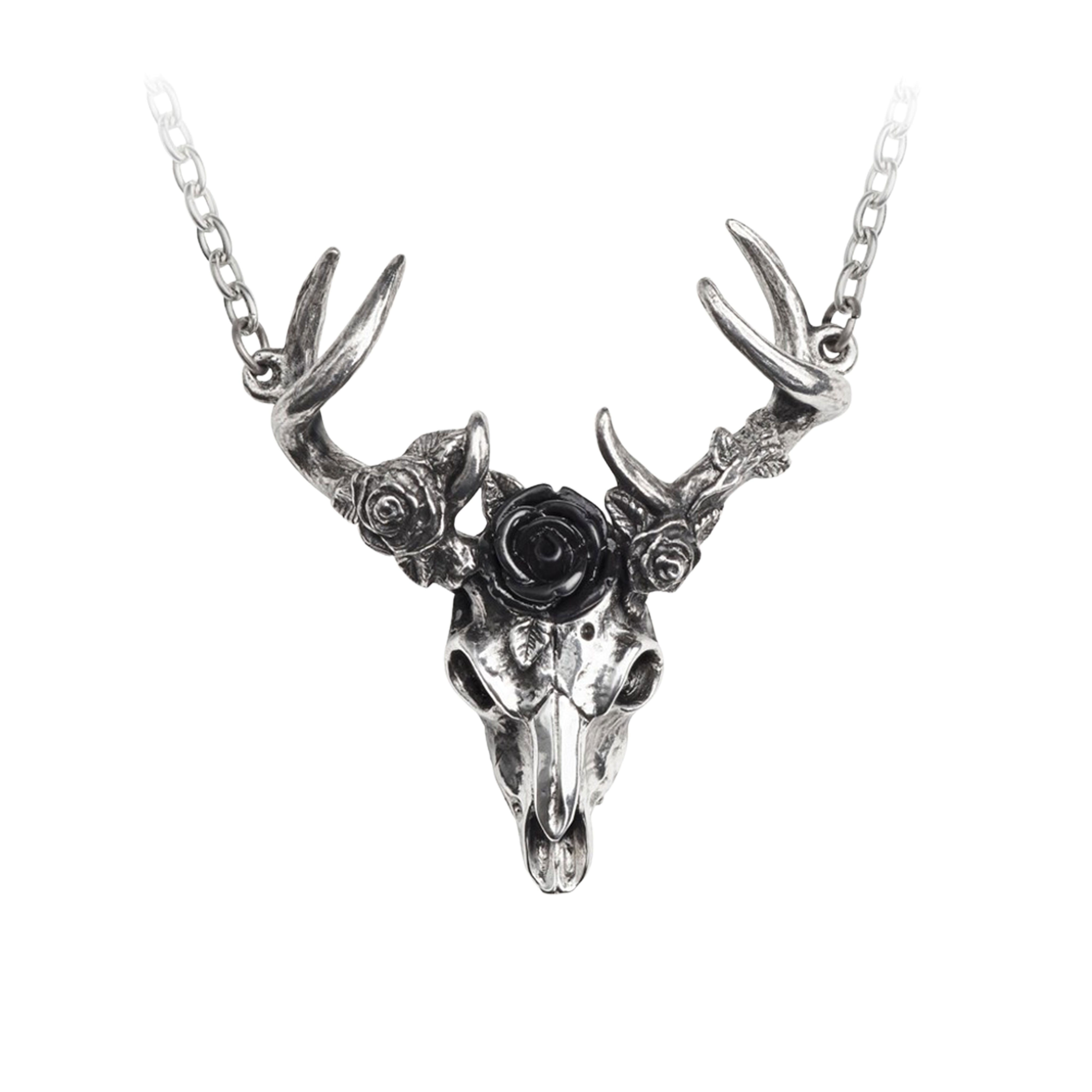 Hart Horns Black Rose Pendant