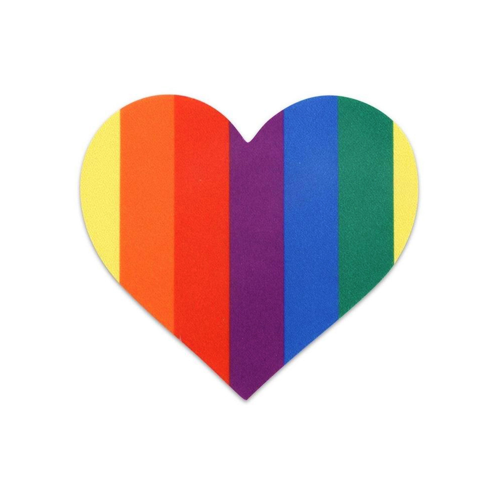 Self-adhesive self-adhering stickers premium heart-shaped hearts clouds nipple nipple-play pasties gay lesbian transsexual trans-sexual bisexual bi-sexual lgbtq queer accessories rainbow multicolor glitter pride
