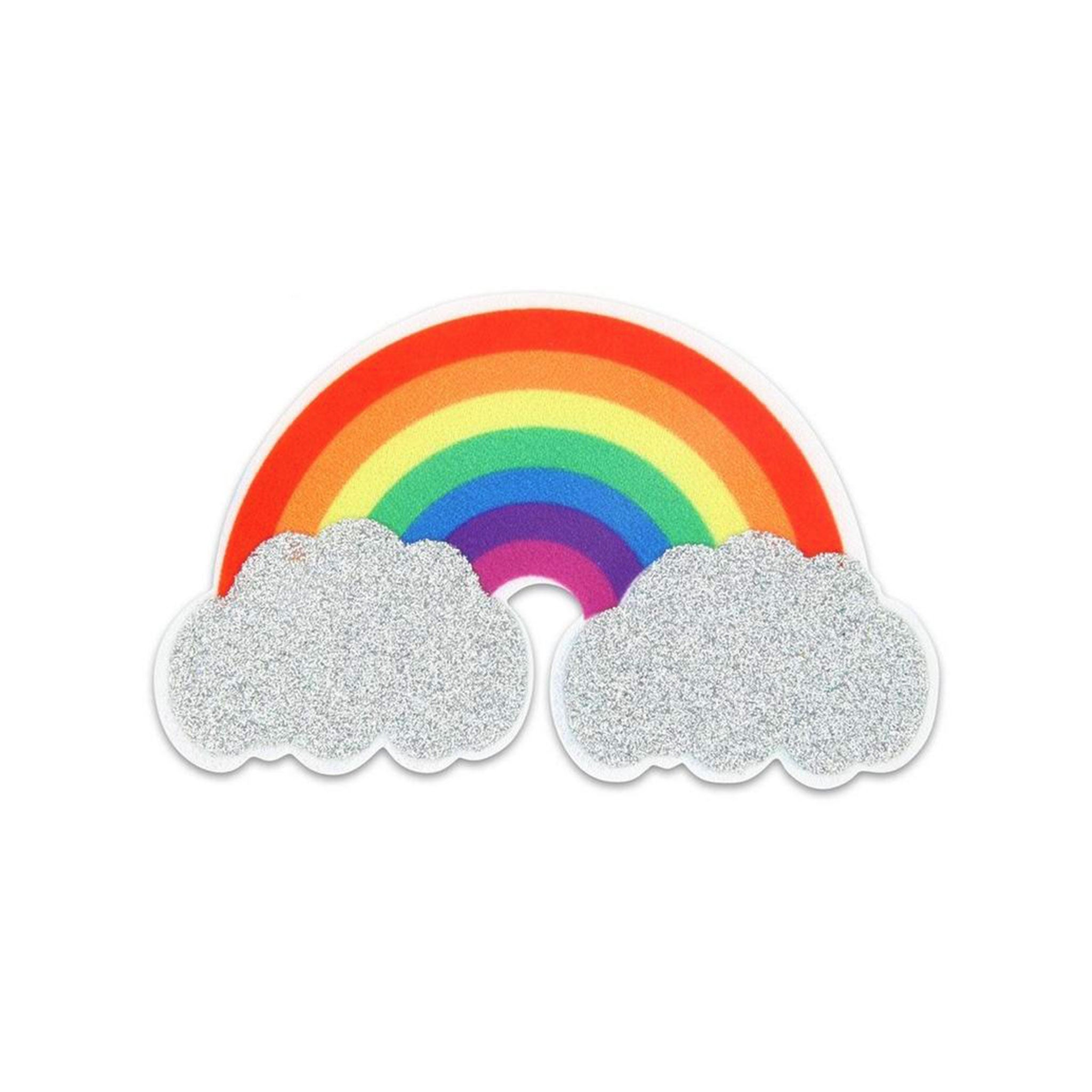 Self-adhesive self-adhering stickers premium heart-shaped hearts clouds nipple nipple-play pasties gay lesbian transsexual trans-sexual bisexual bi-sexual lgbtq queer accessories rainbow multicolor glitter pride