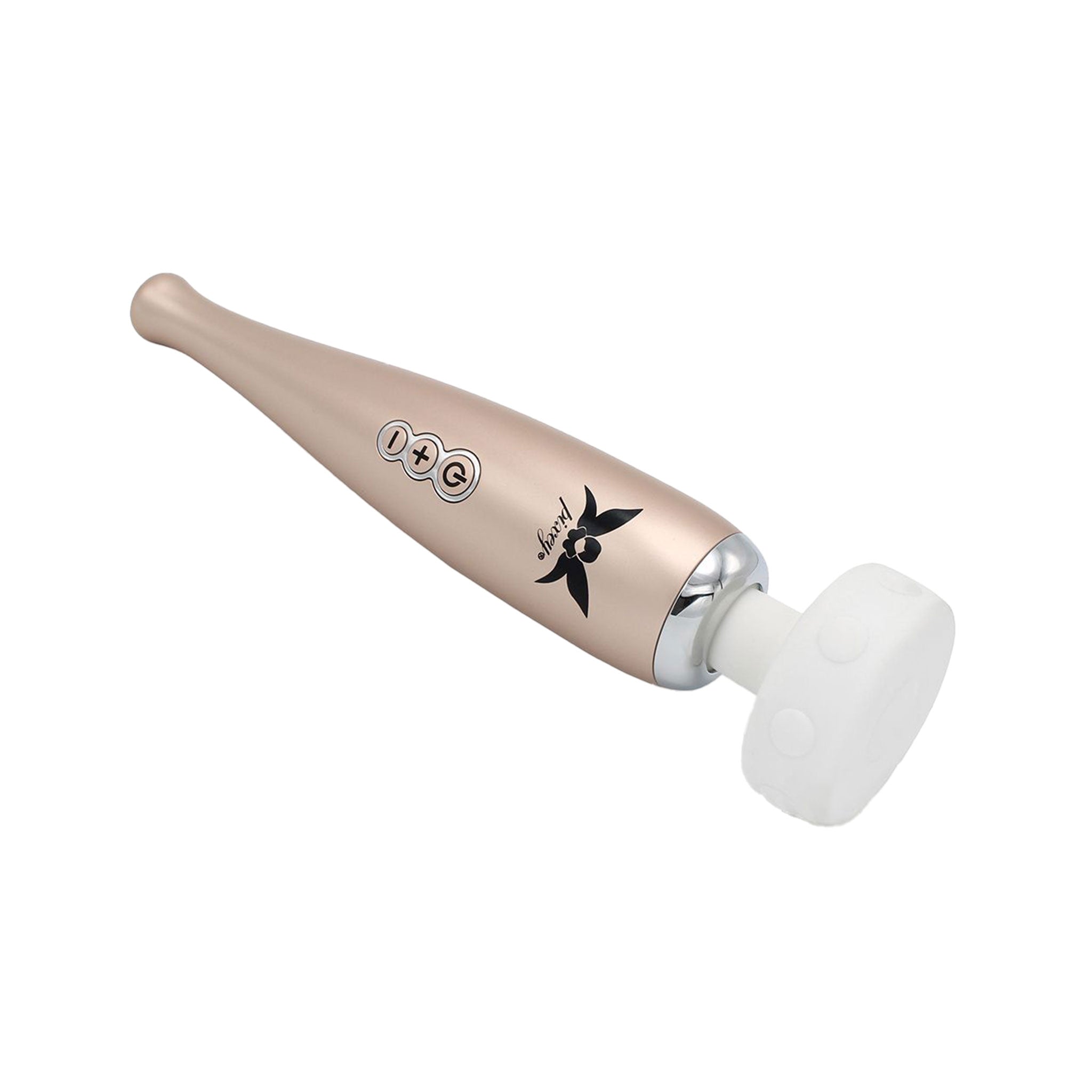 TPE vibrator vibration vibe massager massage wand flat head flexible pixey hammerhead rechargeable powerful 12000 RPM silicone adult toys rose gold