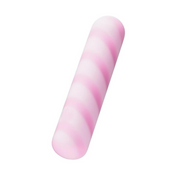 pink rechargeable bullet vibrator, silicone bullet vibe, Sugar Crush pink vibrator, soft squishy bullet toy, 10 speed mini vibrator, body-safe travel vibrator, Fetish Factory bullet sex toy