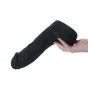 TPE dildo dong non-vibe non-vibrating realistic ultraskyn vac-u-lock harness compatible compatibility really-big-dick really big dick colossal detachable suction-cup detachable size queen dual density dual-density black