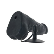 TPE dildo dong non-vibe non-vibrating realistic ultraskyn vac-u-lock harness compatible compatibility really-big-dick really big dick colossal detachable suction-cup detachable size queen dual density dual-density black