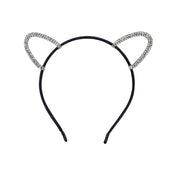 Rhinestone rhinestones metallic-alloy headband hairband headgear ears hollow bdsm fetish-fashion sexy kinky animal pet-play costumes cosplay accessories halloween bear