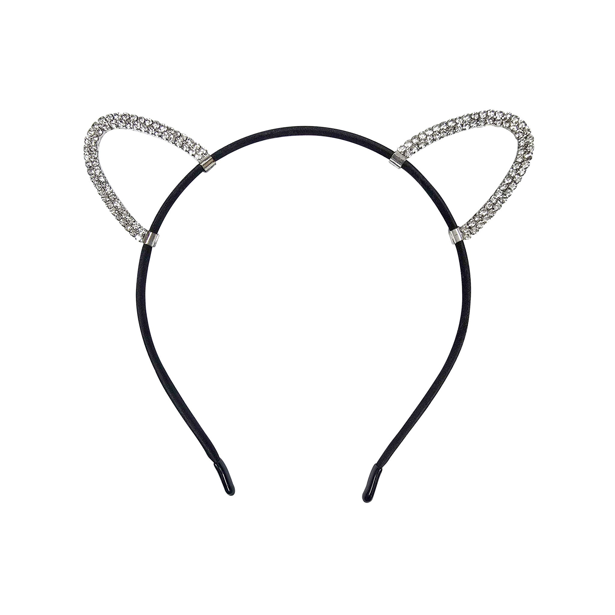 Rhinestone rhinestones metallic-alloy headband hairband headgear ears hollow bdsm fetish-fashion sexy kinky animal pet-play costumes cosplay accessories halloween bear