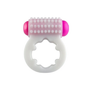 rock candy sugar buzz vibrating cock ring single speed stretchy silicone bullet ring erection enhancer partner play toy fetish factory