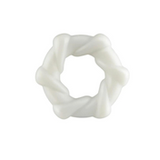 rock candy taffy twist cock ring spiral stretchy textured erection enhancer stamina toy pink candy-inspired sex toy fetish factory