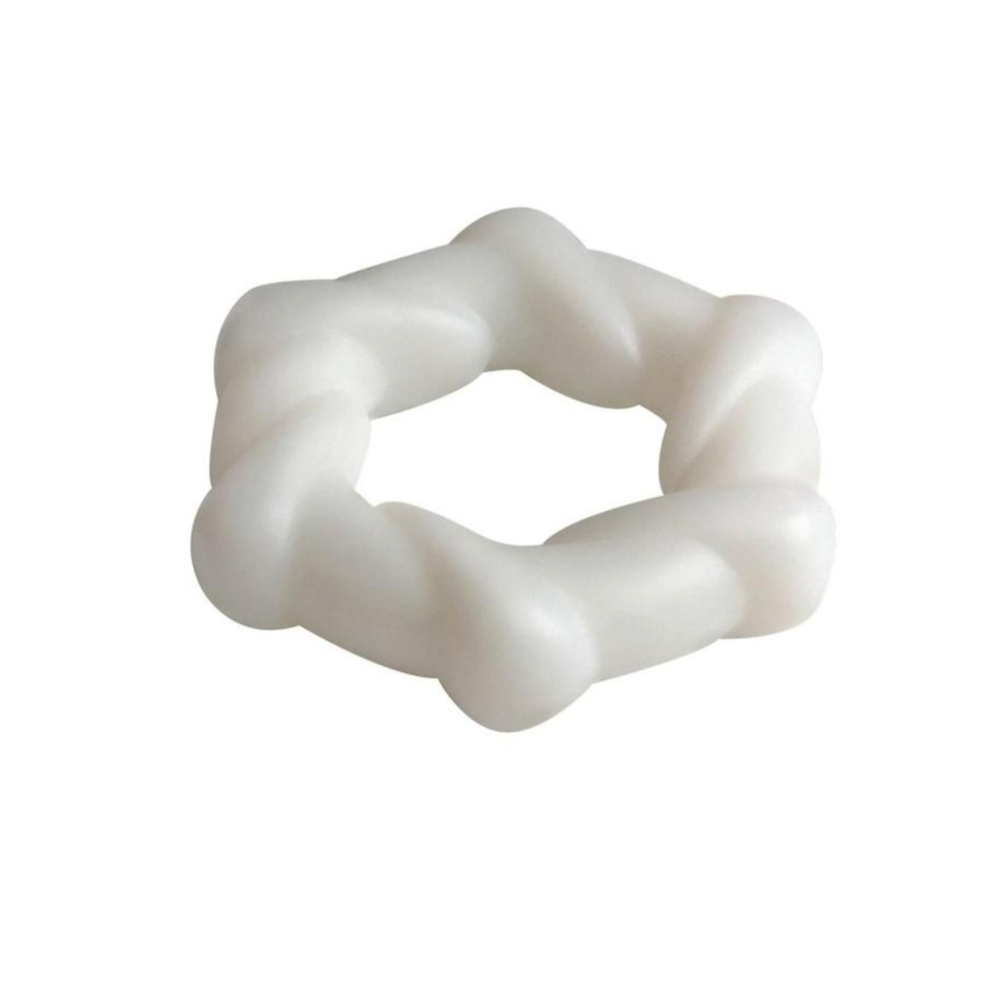 rock candy taffy twist cock ring spiral stretchy textured erection enhancer stamina toy pink candy-inspired sex toy fetish factory