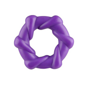 rock candy taffy twist cock ring spiral stretchy textured erection enhancer stamina toy pink candy-inspired sex toy fetish factory