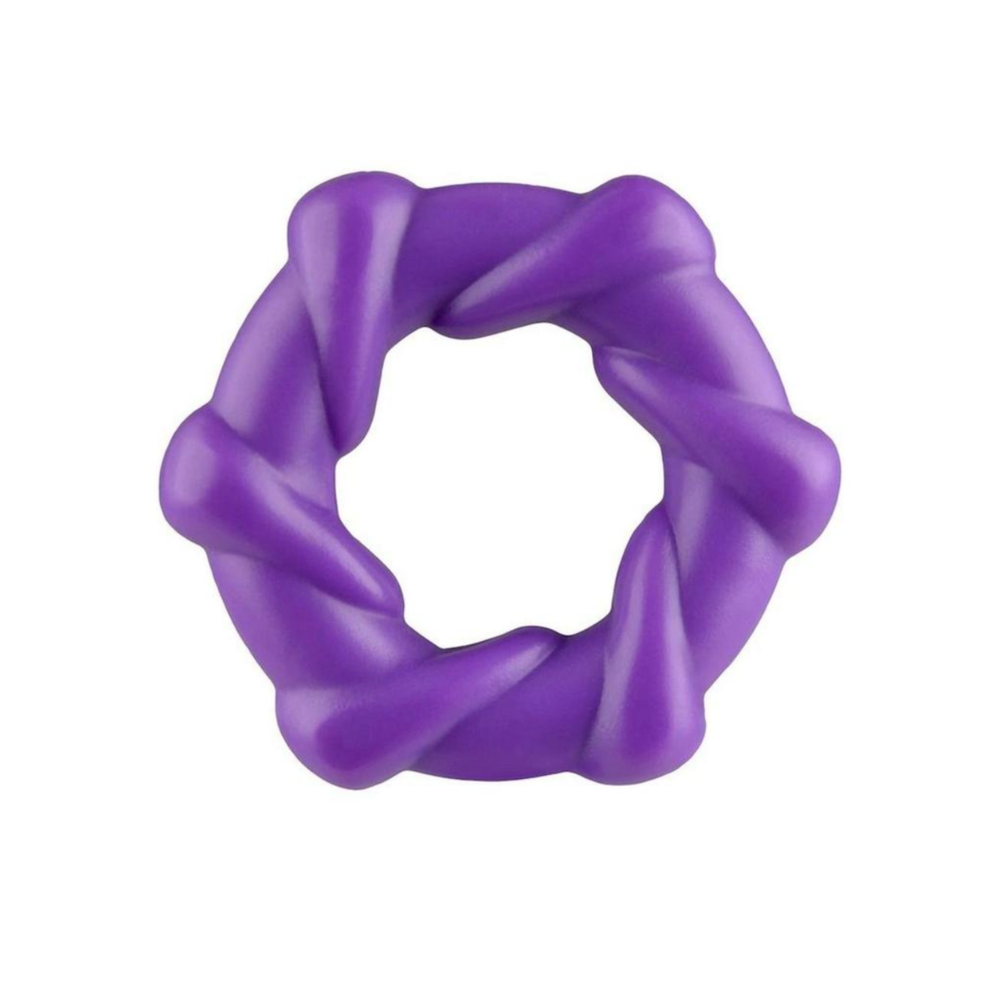 rock candy taffy twist cock ring spiral stretchy textured erection enhancer stamina toy pink candy-inspired sex toy fetish factory