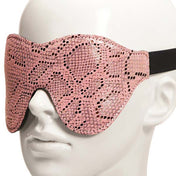 Pink Snake Print Blindfold