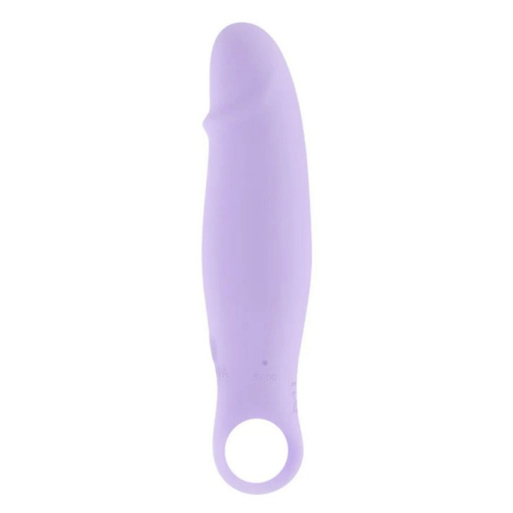 Silicone ABS-plastic vibrator vibration vibe thrusting thrust bullet speed stim stimulator stimulation pattern dildo dong penis shaft phallus phallic phallic-shaped crown tapered-crown ring-handle tapered petite discreet concealable smooth silky comfortable waterproof ergonomic compact versatile travel-ready travel usb-rechargeable eco-friendly adult-toys purple lavender