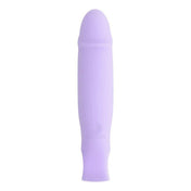 Silicone ABS-plastic vibrator vibration vibe thrusting thrust bullet speed stim stimulator stimulation pattern dildo dong penis shaft phallus phallic phallic-shaped crown tapered-crown ring-handle tapered petite discreet concealable smooth silky comfortable waterproof ergonomic compact versatile travel-ready travel usb-rechargeable eco-friendly adult-toys purple lavender