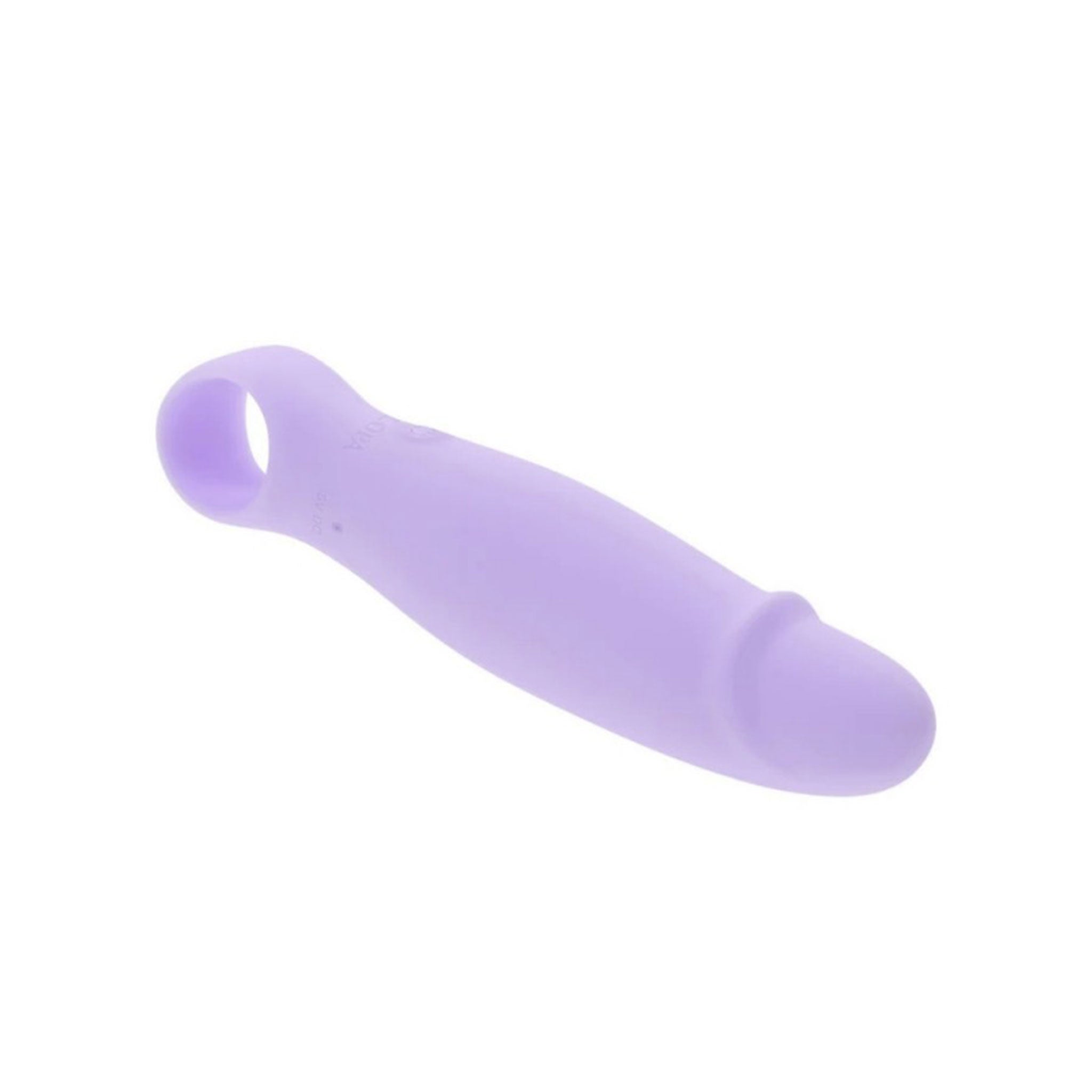 Silicone ABS-plastic vibrator vibration vibe thrusting thrust bullet speed stim stimulator stimulation pattern dildo dong penis shaft phallus phallic phallic-shaped crown tapered-crown ring-handle tapered petite discreet concealable smooth silky comfortable waterproof ergonomic compact versatile travel-ready travel usb-rechargeable eco-friendly adult-toys purple lavender
