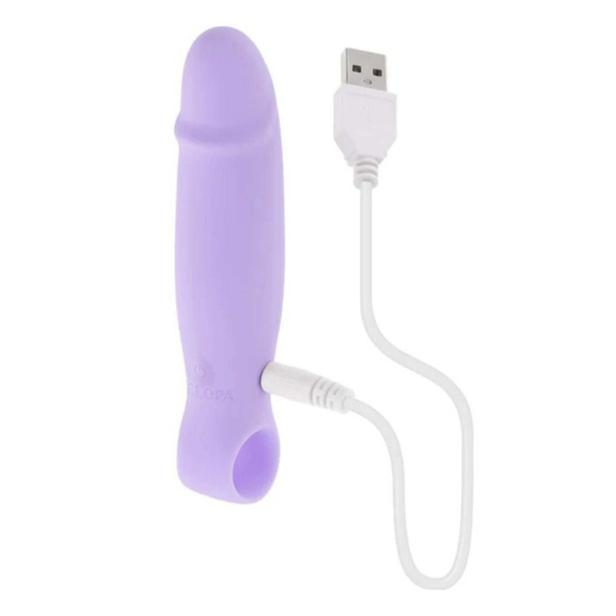 Silicone ABS-plastic vibrator vibration vibe thrusting thrust bullet speed stim stimulator stimulation pattern dildo dong penis shaft phallus phallic phallic-shaped crown tapered-crown ring-handle tapered petite discreet concealable smooth silky comfortable waterproof ergonomic compact versatile travel-ready travel usb-rechargeable eco-friendly adult-toys purple lavender
