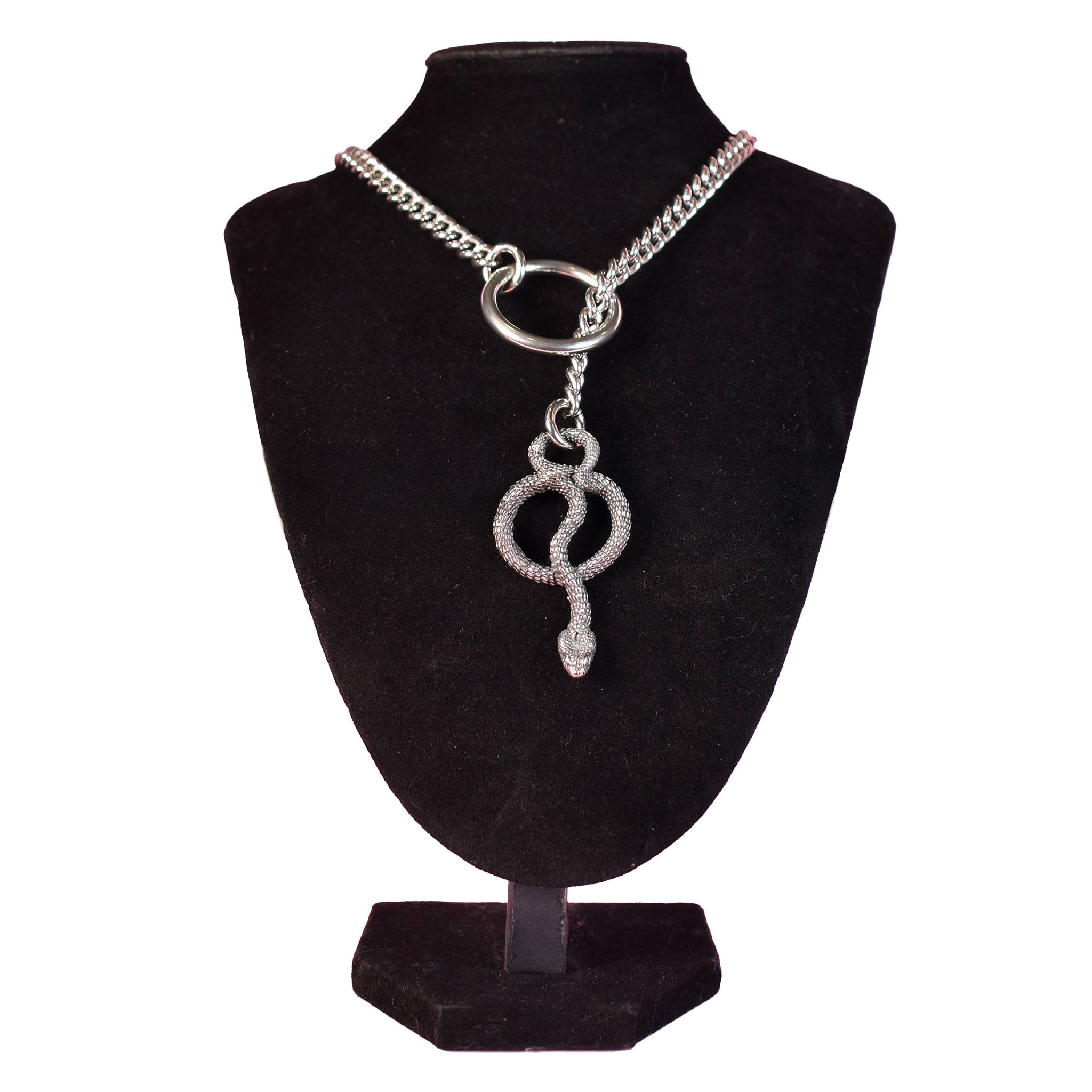 Stainless-steel chain accessories jewelry necklace collar choker choke-chain jump-chain slip-chain jump-rings reptile serpent snake texture constrictor fetish fashion alt-fashion bdsm bdsm-play bondage domination submission kink kinky kinky-play pet-play pup-play control silver