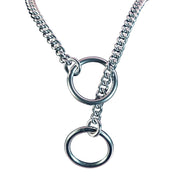 Stainless-steel chain accessories jewelry necklace choker collar choke-chain slip-chain jump-chain jump-rings pulling tugging tug-proof tugproof fetish fashion alt-fashion bdsm bondage domination submission control bdsm-play kink kinky kinky-play pet-play pup-play bedroom silver