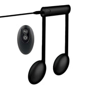 Silicone vibration vibrator vibe ben-wa balls clit clitoral clitoris stimulator stimulation dildo dong remote control adult toys black