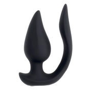 Silicone ABS-plastic anal-vibe vibe vibrator vibrating vibration clit clitoris clitoral stimulator stimulation stim anal-plug anal-probe buttplug remote-control hands-free multi-play multi-function tapered elegant petal-shape rocker-base double-sided dual-sided flexible dual-motor waterproof submersible kink kinky kinky-play kinky-toys adult-toys black
